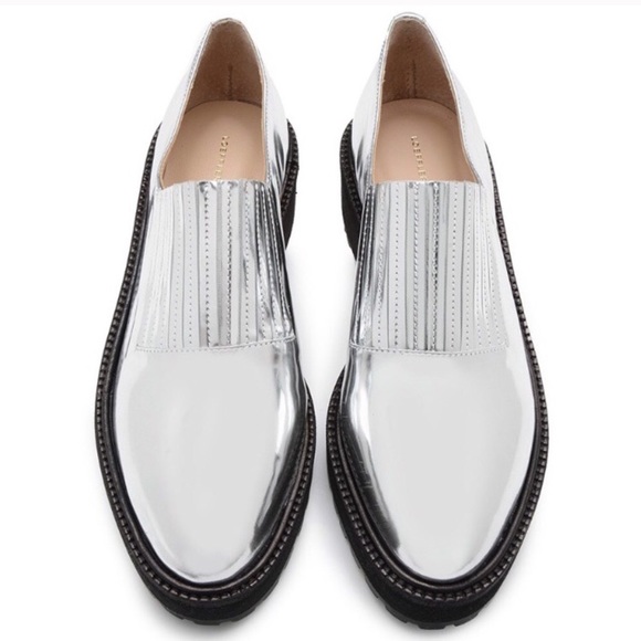 Loeffler Randall Shoes - LOEFFLER RANDALL metallic loafers